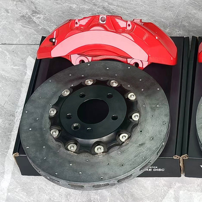 Parte anteriore ceramica grande del carbonio del calibro del freno modificata 6 pistoni di rendimento elevato