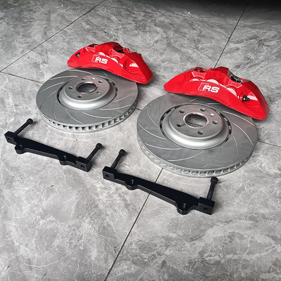Kit pinza freno per auto aggiornamento Audi A5 6 Calper monoblocco colore rosso pentola grande