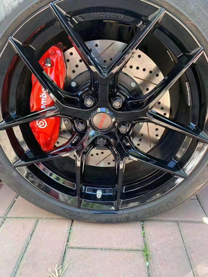 Colore nero blu ristrutturato dei dischi dei calibri 330MM del freno di AP9200 BMW