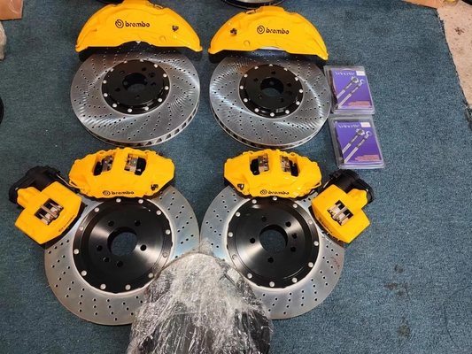 Giallo 420x36mm Kit freno auto 10pot Pinza freno auto adatta per Audi Rsq3 / Akebono