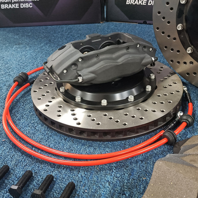 Front Driver Passenger Honda Calipers per i freni dell'automobile ha modificato i dischi arieggiati perforati
