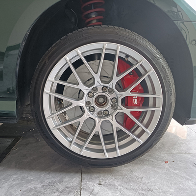 Kit pinza freno per auto aggiornamento Audi A5 6 Calper monoblocco colore rosso pentola grande