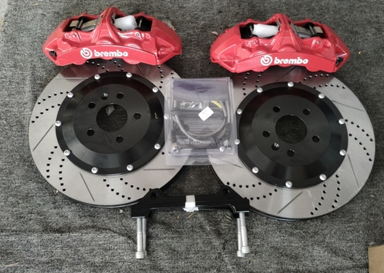 Kit pinza freno auto rossa con dischi da 380 mm adatti per Audi A4B9 R19 Brembo GT6