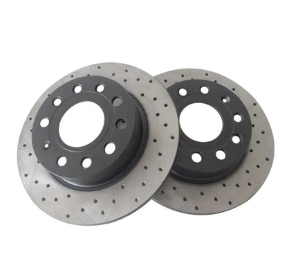 OE 95535140251 Disco di freno per auto in lega di titanio Dimensione 350*34mm Semi metallo senza polvere